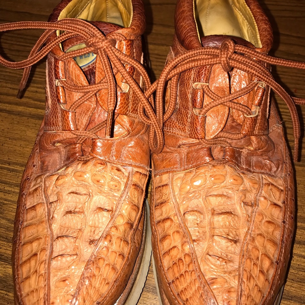 Wild West Genuine Crocodile Men’s Shoes Size 10.5